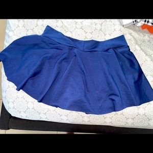 Small navy blue skort
